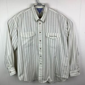 Vintage Rodeo Club Button Down Shirt Ivory Men’s Extra Large Made In USA 海外 即決