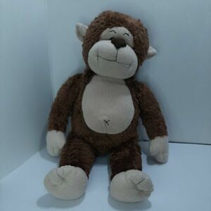 Build A Bear Monkey 17" Brown Tan Plush Stuffed Animal chip bean bag 海外 即決