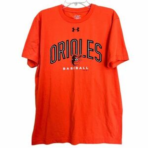 Baltimore Orioles Under Armour Shirt Adult Large Orange Heatgear Loose MLB Mens 海外 即決