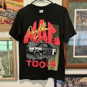 Vintage 90’s MAC Tools Davey Allison RARE Racing Shirt Size Small 海外 即決