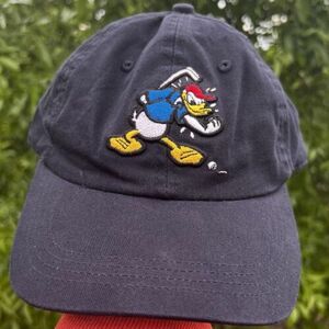 Donald Duck Hat Walt Disney World Golf Resort "Go Home Ball!" Cap Vintage Blue 海外 即決