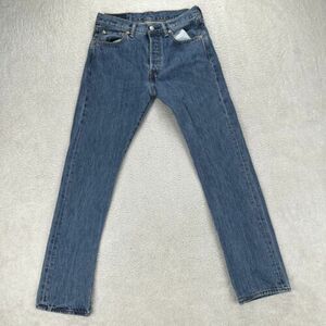 Levi's 501 XX Button Fly Jeans Men 30x32 Blue Straight Leg Western Medium Wash 海外 即決