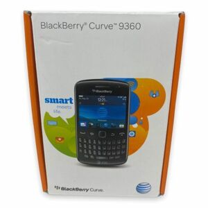 BlackBerry Curve 9360 3G Black AT&T GSM Qwerty Keyboard Camera Smartphone SEALED 海外 即決