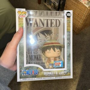Funko POP! Monkey D Luffy NYCC 2023 Wanted Poster Shared Exc #1459 SHIPS TODAY 海外 即決