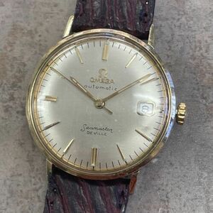 Omega Seamaster De Ville KL-6292 Gold Shell 34mm Silver Dial Automatic Cal 564 海外 即決
