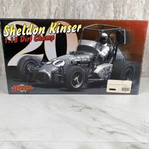 GMP SHELDON KINSER 1:18 Dirt Champ #20 Sprint Car #12313 In Box Hard To Find 海外 即決