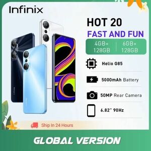 Infinix Hot 20 4G,90HZ G85 5000 mAh Battery Smartphone 海外 即決
