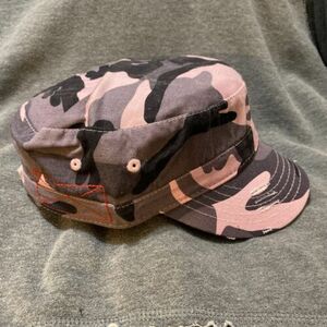 Pink Camo distressed Army cadet hat For Men Or Women Free Shipping 海外 即決