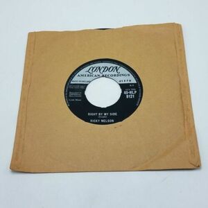 レア 45 HLP 9121 Ricky Nelson Young Emotions / Right By My Side 1960 Strong VG+ 海外 即決