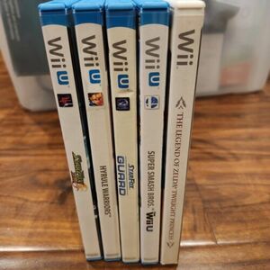 Wii Wii U Game Lot COMPLETE GCM CIB disk/case/manual Zelda Super Smash Star Fox 海外 即決