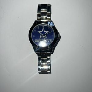 Dallas Cowboys stainless steel watch Used Condition “Read Description” Working!! 海外 即決