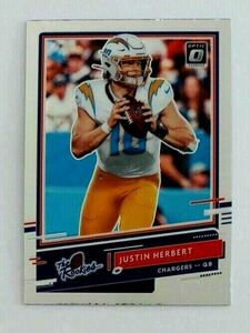 Justin Herbert Optic The Rookies Los Angeles Chargers RC Donruss TR-JH 2020 海外 即決
