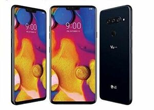 LG V40 ThinQ 64GB - Black (Verizon) 4G VoLTE GSM Unlocked Page Plus US Mobile 海外 即決