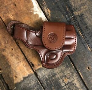 Bond Arms Leather Cross Draw Driving Holster RH 3" Smooth Lined for Rough Series 海外 即決