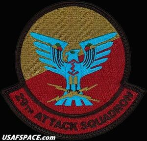 USAF 29th ATTACK SQUADRON - MQ-9 REAPER - Holloman AFB, NM - ORIGINAL VEL PATCH 海外 即決