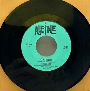 RARE POP CAROLE KING Oh Neil / A Very Special Boy Alpine 57 1960 VG+++ 7" 45 RPM 海外 即決