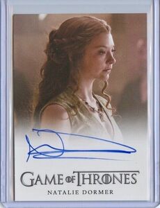 2016 Game Of Thrones Season 5 NATALIE DORMER Full Bleed Autograph 海外 即決