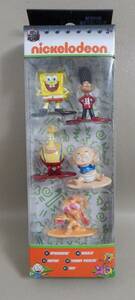 Nickelodeon Nano Metal Figs Spongebob Heffer Tommy Pickles Ren Gerald New Pack B 海外 即決