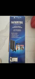 Playstation 3 console 250gb bunble Infamous collection Limited Edition ... 海外 即決