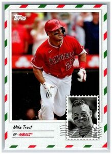 Mike Trout Los Angeles Angels 2023 Topps Holiday Countdown Card 11 海外 即決
