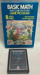 Basic Math for Atari 2600 in Original Box Tested & Clean in Excellent Condition 海外 即決