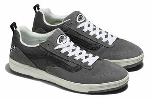 バンズ Zahba Gray/ブラック Lace Suede メッシュ Lace Up Men's Sneakers Shoes 26.5cm(US8.5) 海外 即決