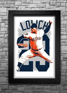 MICKEY LOLICH art print/poster DETROIT TIGERS FREE S&H! JERSEY 海外 即決