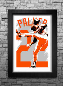 JIM PALMER art print/poster BALTIMORE ORIOLES FREE S&H! JERSEY 海外 即決