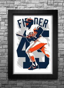 CECIL FIELDER art print/poster DETROIT TIGERS FREE S&H! JERSEY 海外 即決