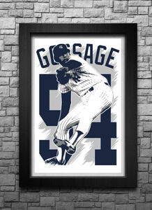 GOOSE GOSSAGE art print/poster NEW YORK YANKEES FREE S&H! JERSEY Q9 海外 即決