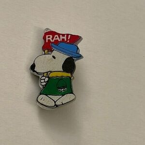 Vintage Snoopy Peanuts Dog Plastic cheer rah E1 海外 即決