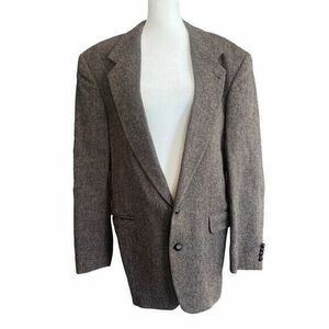 Vintage ROBERT STOCK CLASSICS Men's 100% Wool Blazer - Tan Multicolor - Size 40L 海外 即決