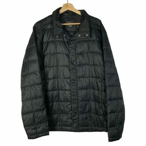 L.L. Bean Black Square Quilted Puffer Lightweight Jacket L 海外 即決