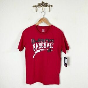 NEW MLB Arizona Diamondbacks D-Backs Baseball Red T-Shirt Youth Size Large 14/16 海外 即決