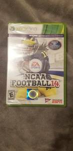 NCAA Football 14(Xbox 360, 2013)Factory Sealed-Comes with tracking and protected 海外 即決