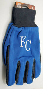 Kansas City Royals Blue with Black Palm Sport Utility Gloves - MLB 海外 即決