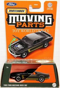 2024 Matchbox Moving Parts #26/54 1969 Ford Mustang Boss 302 Black 海外 即決