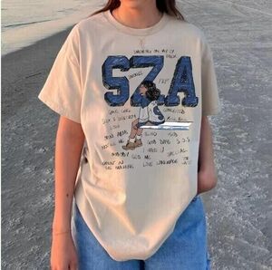new, SZA Vintage T-Shirt Good Days sza shirt Gift For Fan Music Shirt . 海外 即決