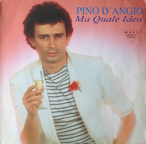 PINO D'ANGIO' - MA QUALE IDE 12" バイナル RECORD MAXI SINGLE RARE ITALO DISCO LP 45 海外 即決