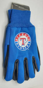 Texas Rangers Blue with Black Palm Sport Utility Gloves - MLB 海外 即決