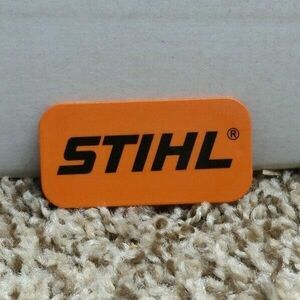 STIHL Name Plate BADGE OEM 1.125" X 2.25" plastic Chainsaw Starter 0000-967-1611 海外 即決