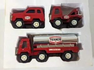 Vintage 1978 Buddy L Pressed Steel Toy Texaco Friendly Highway Set Boxed 海外 即決