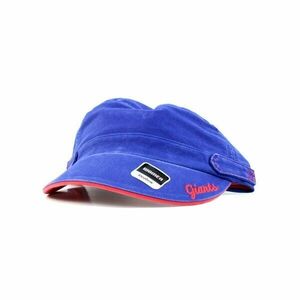 NFL New York Giants Football Official Ladies Blue Fashion Red Sandwich Cap Hat 海外 即決