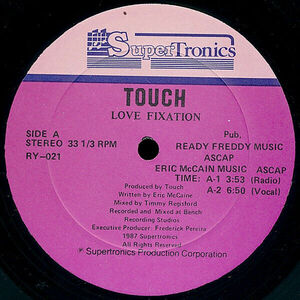 Touch - Love / Fixation, バイナル 12" Record, Supertronics RY-021, 1987 海外 即決