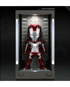 Beast Kingdom NEW * Iron Man Mark V * MEA-015 Mini Egg Attack Hall of Armor 海外 即決