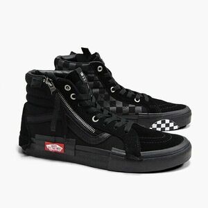 バンズ SK8 Hi Reissue CA Checkerboard ブラック/ブラック Men's スケート シューズ 31cm(US13) 海外 即決