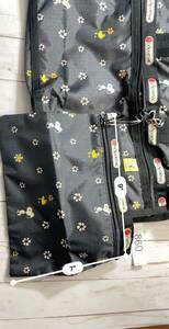 【RARE】Peanuts X Lesportsac Snoopy Daisy Medium Weekender with Tags 海外 即決