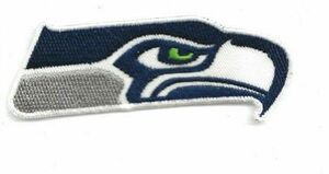 NEW 1 1/2 X 4 INCH SEATTLE SEAHAWKS IRON ON PATCH FREE SHIP 海外 即決