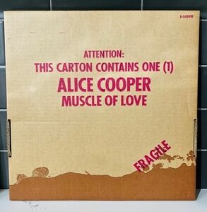 Alice Cooper - Muscle Of Love / JAPAN LP BOX 1974 1ST PRESS HARD ロック P-8404W RARE 海外 即決