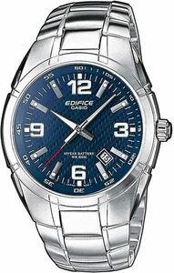 CASIO EDIFICE EF125D-2A Men's Silver Analogue Watch 海外 即決